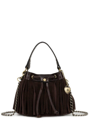 Mini Elisa Chain Crossbody - Suede