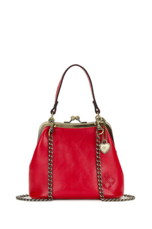 Mini Laureana Chain Crossbody - Vintage Distressed Leather