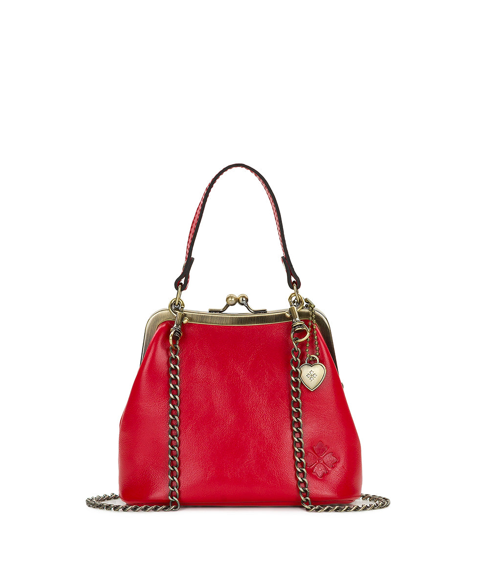 Mini Laureana Chain Crossbody - Vintage Distressed Leather