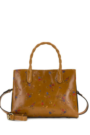 Genovese Satchel - Fleur de Jardin Embossed
