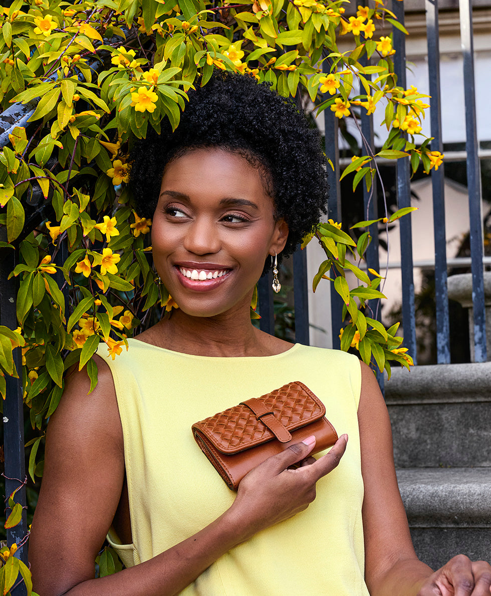 Perla Wallet - Hand Stained Woven - Image 4