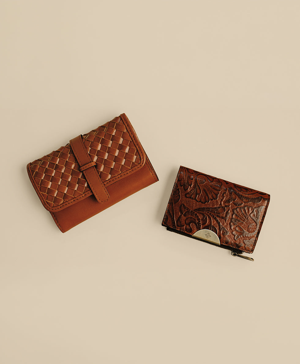 Perla Wallet - Hand Stained Woven - Image 6