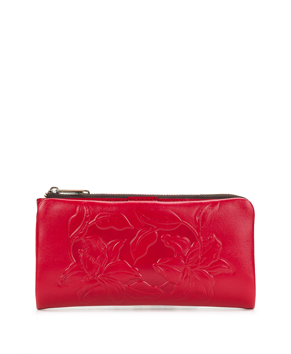Prassa Wallet - Parisian Floral Tooled