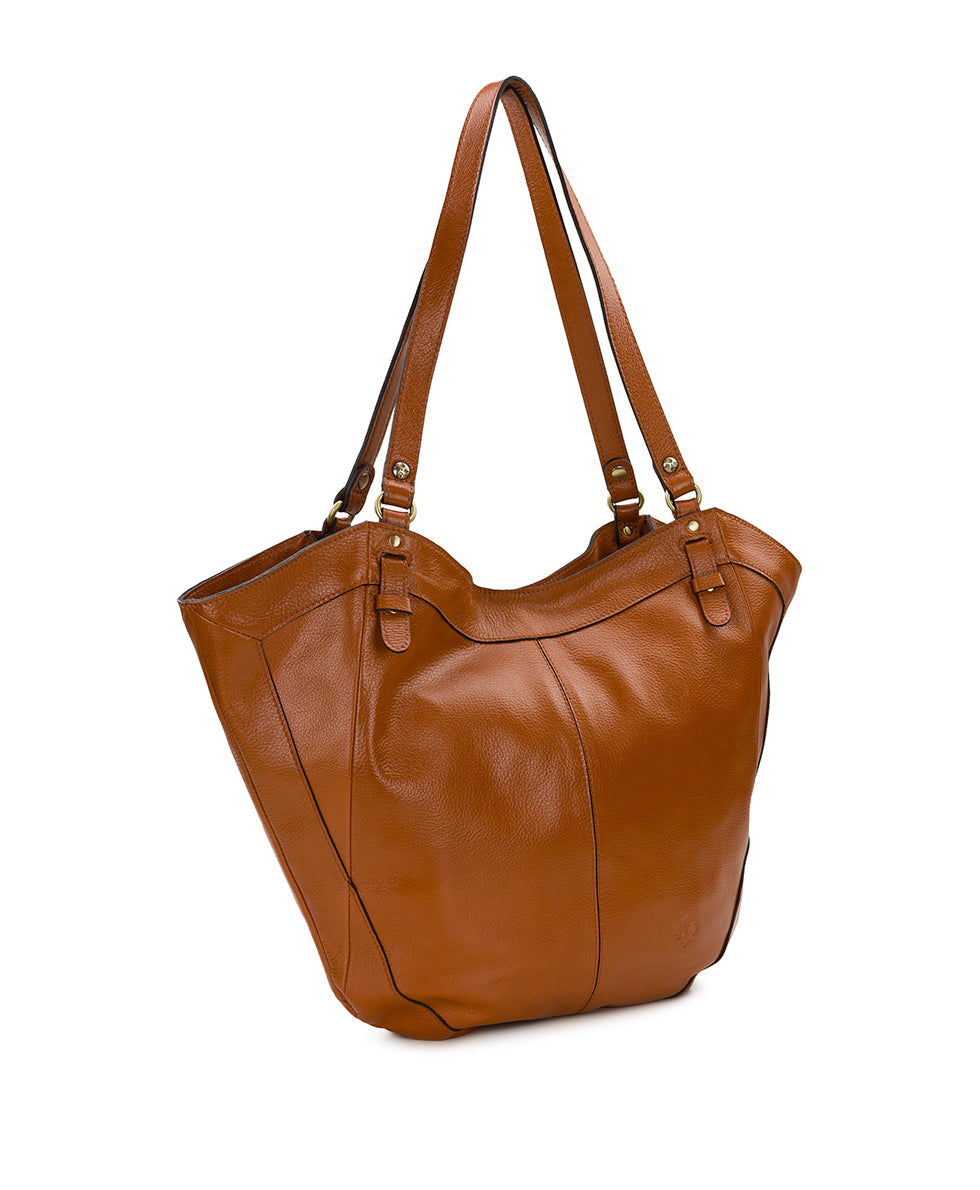 Liliane Tote - Rugged Natural Grain Leather - Image 9
