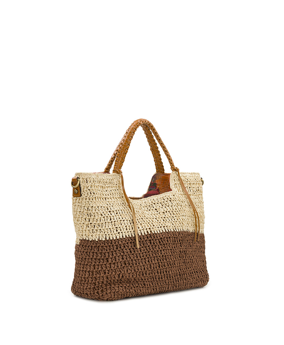 Gabriella Tote with Scarf - Specialty Woven - Image 3
