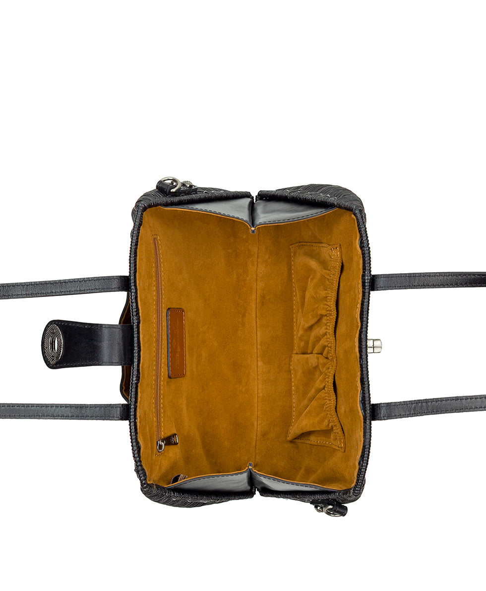 Isere Wicker Satchel with Scarf - Spring Wicker - Image 10