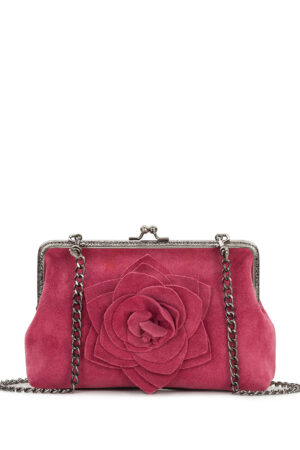 Borriana Frame with Parisian Rose - Suede Leather