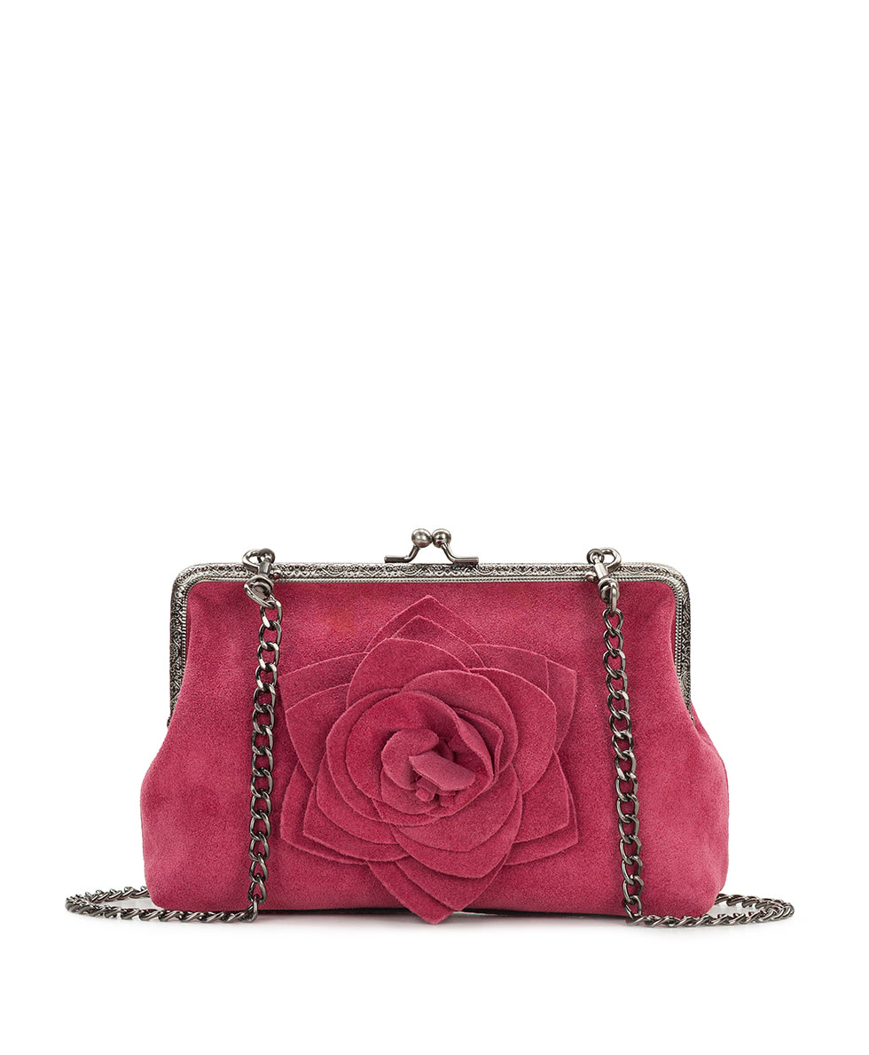 Borriana Frame with Parisian Rose - Suede Leather