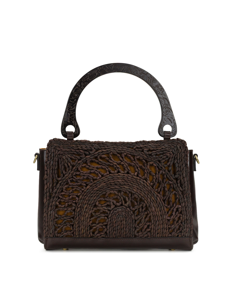 Estelle Straw Tote with Scarf - Specialty Woven - Image 10