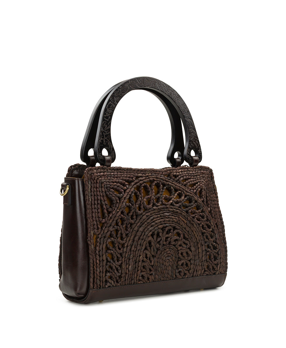 Estelle Straw Tote with Scarf - Specialty Woven - Image 11