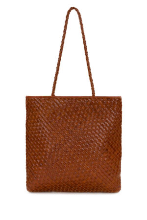 Valence Tote - Hand Stained Woven