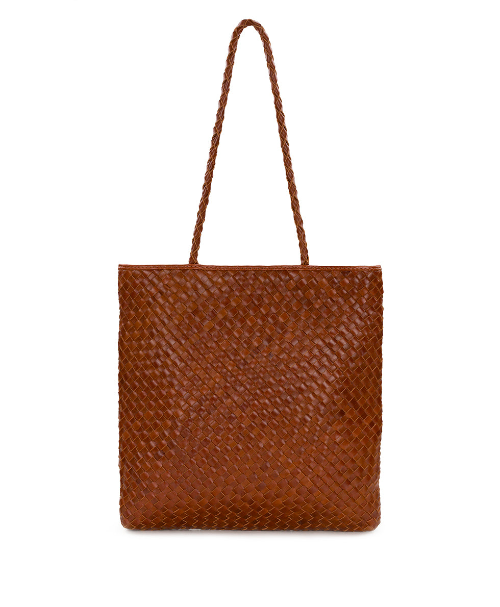 Valence Tote - Hand Stained Woven