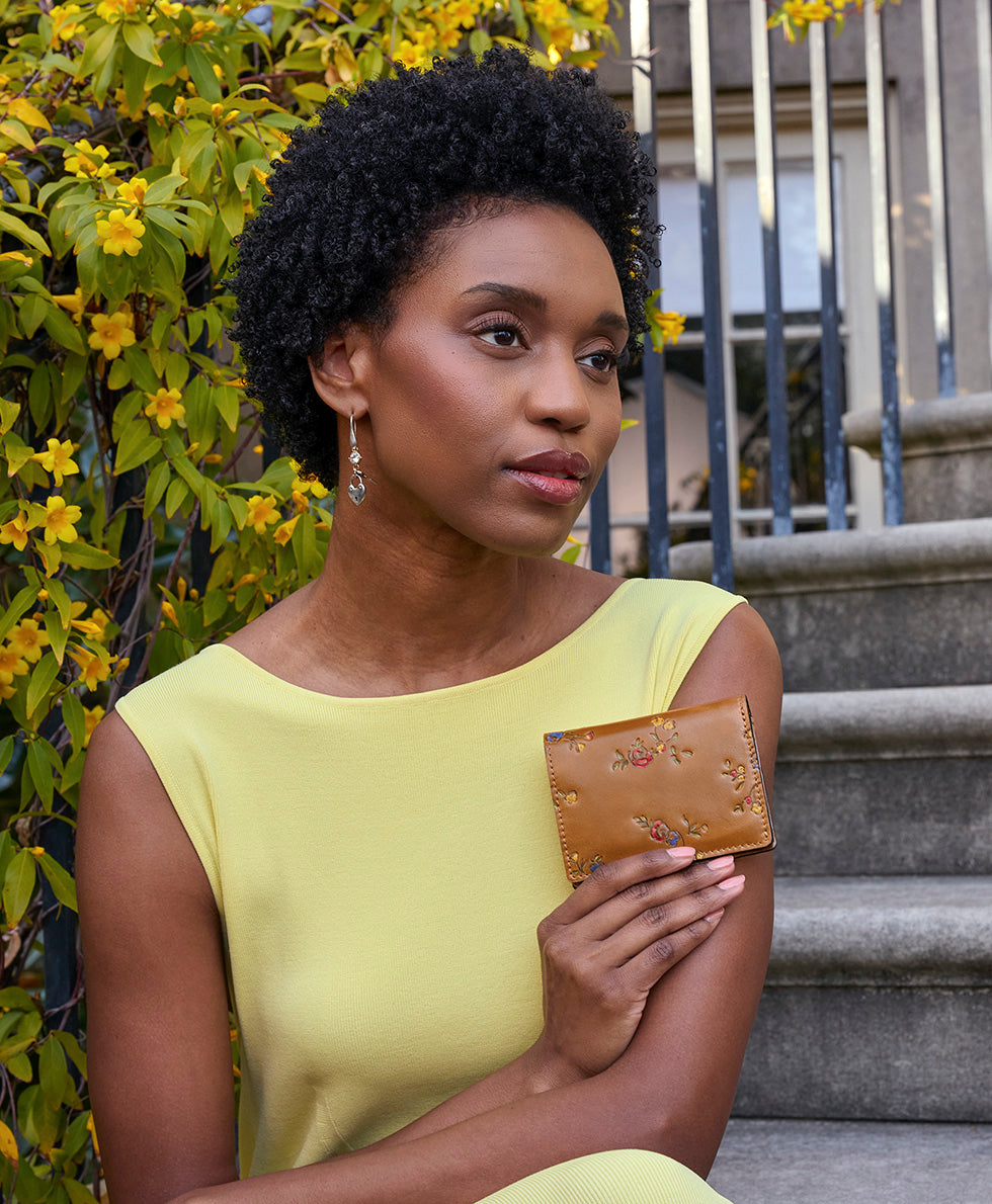 Annecy Wallet - Fleur de Jardin Embossed - Image 6