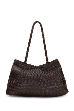 Cheri Large Satchel - Hand Stained Woven