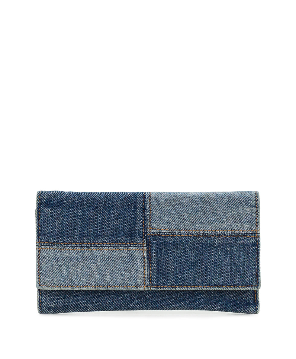 Terresa Wallet - Patchwork Denim
