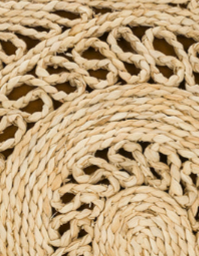 Estelle Straw Tote with Scarf - Specialty Woven - Image 13